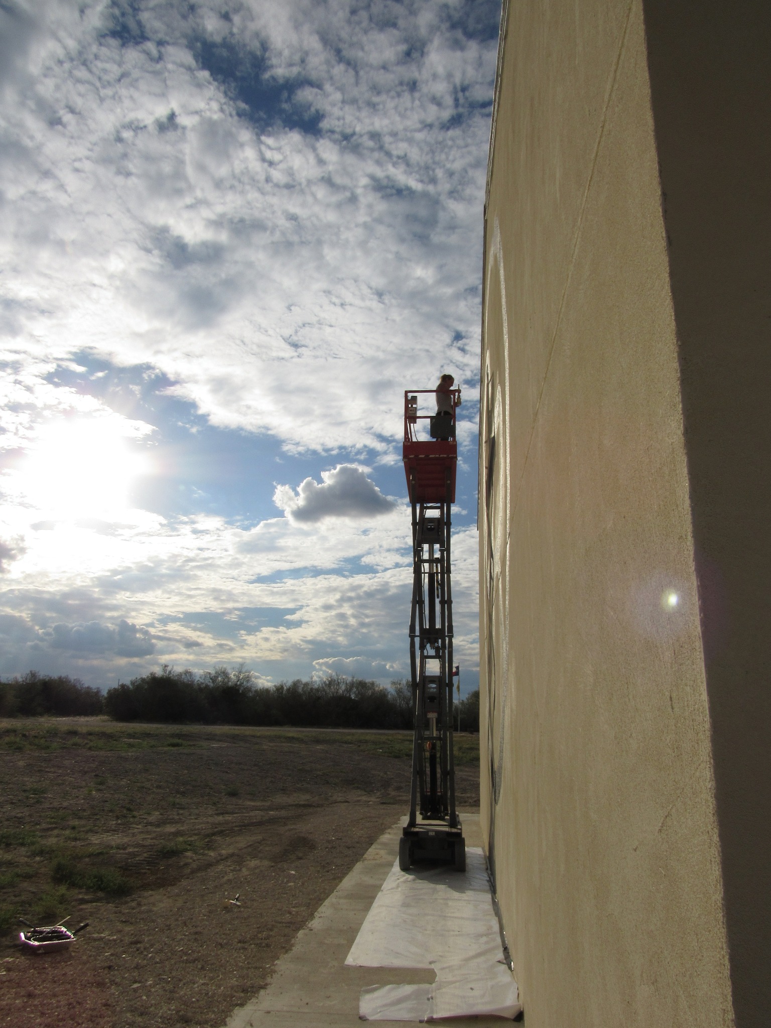 Mural we painted for the Grace River Ranch in South Texas.