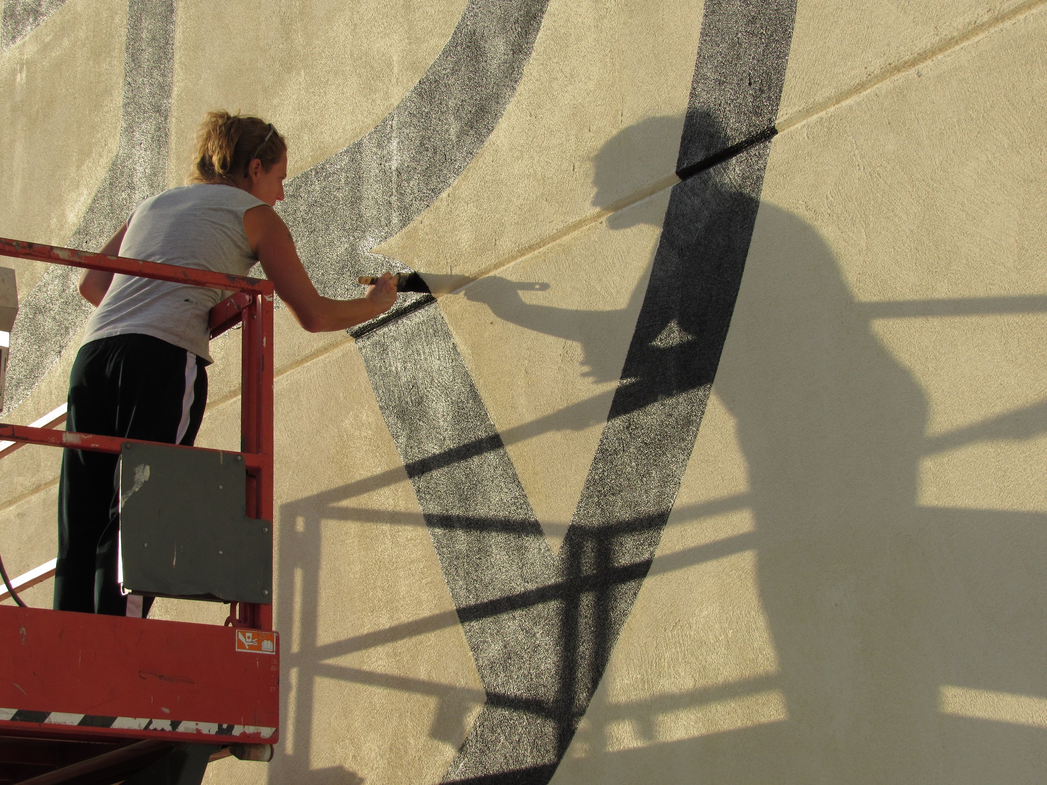 Mural we painted for the Grace River Ranch in South Texas.