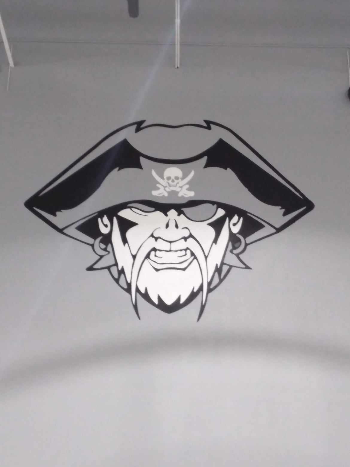 Murals we painted for the London Pirates in the School Gymnasium in Corpus Christi, Texas.